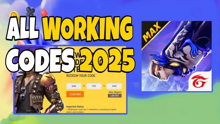 Garena Free Fire Max Redeem Codes (April 2025)